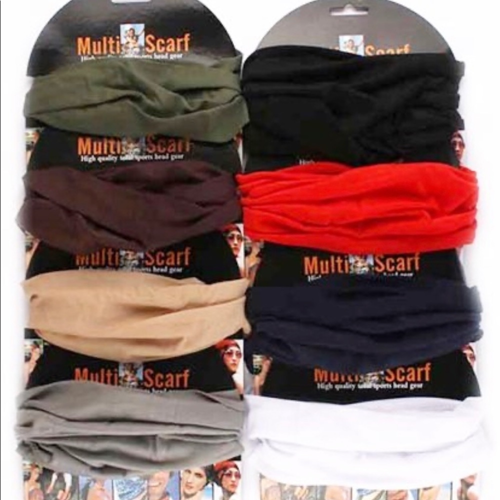 3 in 1 Face Mask/ Headband/ Scarf